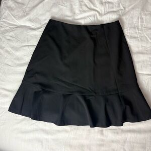 Vince Camuto Black Formal Flare Skirt